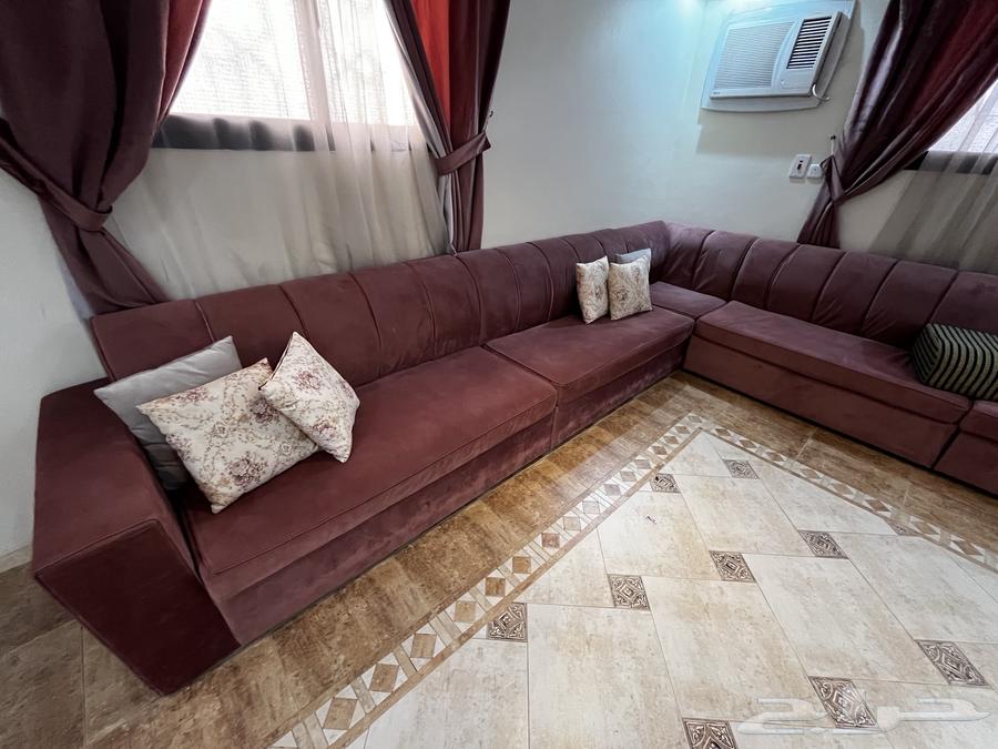 كنب مجلس كامل مع الستائر64384855692162111