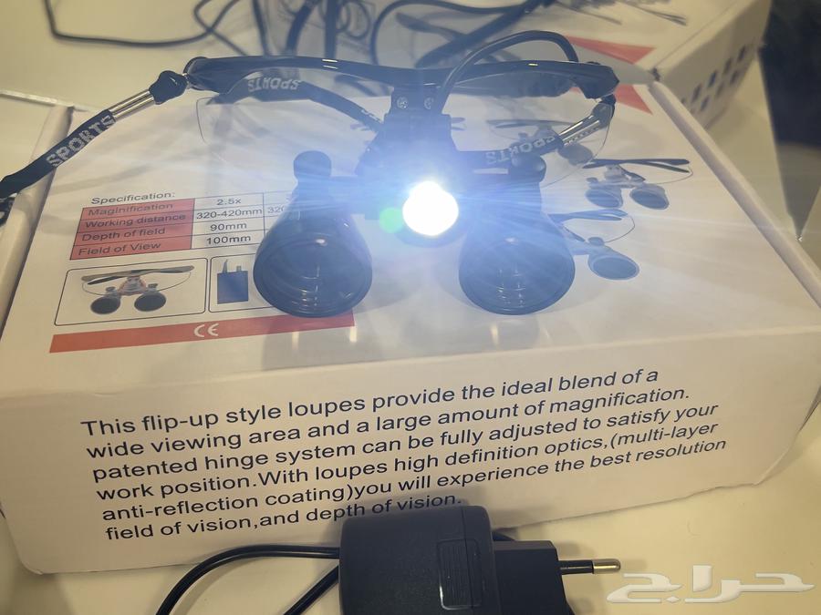 لوبز او نظارة عدسات مكبره   dental loupe64389350696451112