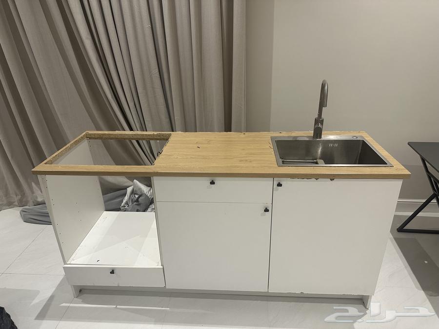 أثاث مطبخ صغير ومكتب صغير وعدد 2 دواليب مطبخ64391879360387110