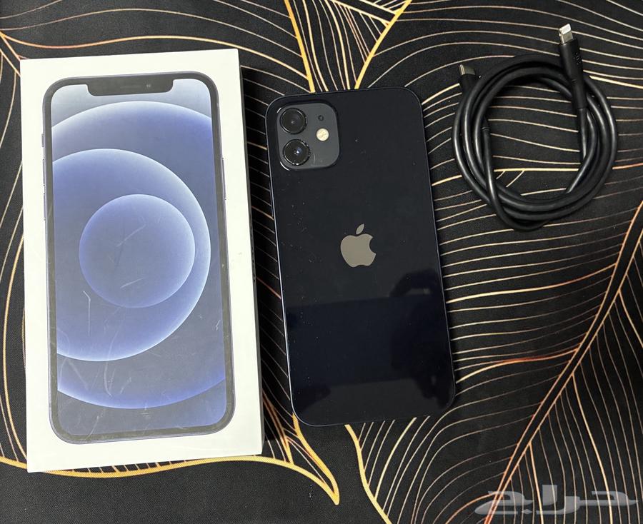ايفون 12 العادي 64GB اسود64391673769987110