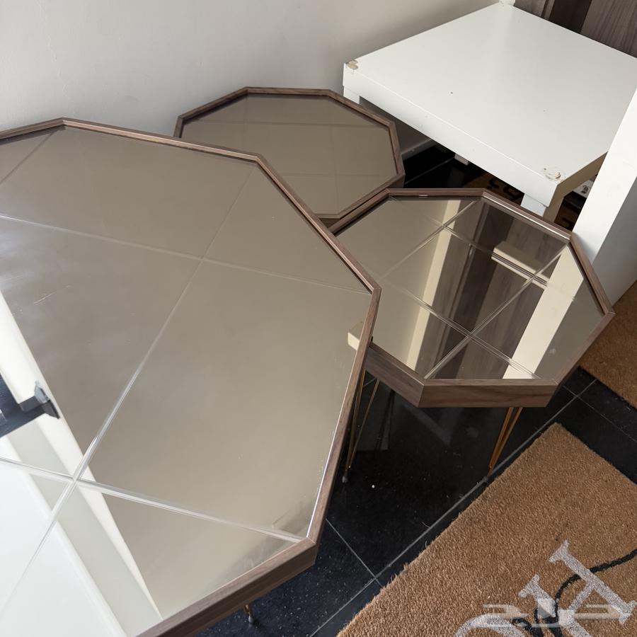 Shelves and coffee tables and side tables for sale with a free lamp64392305607041113