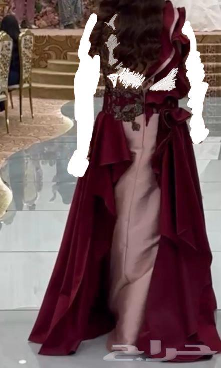 فستان سهره من تصميم المصممة  منال الجديي64382900873346111