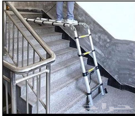 سلم تلسكوبي من الاستانليس استيل المقاوم لصدأ64392292145409112