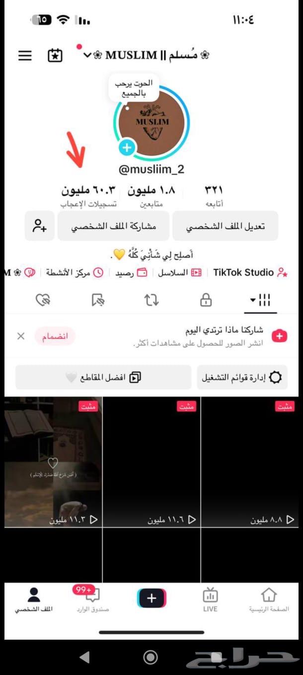 حساب تيك توك64377841446530110