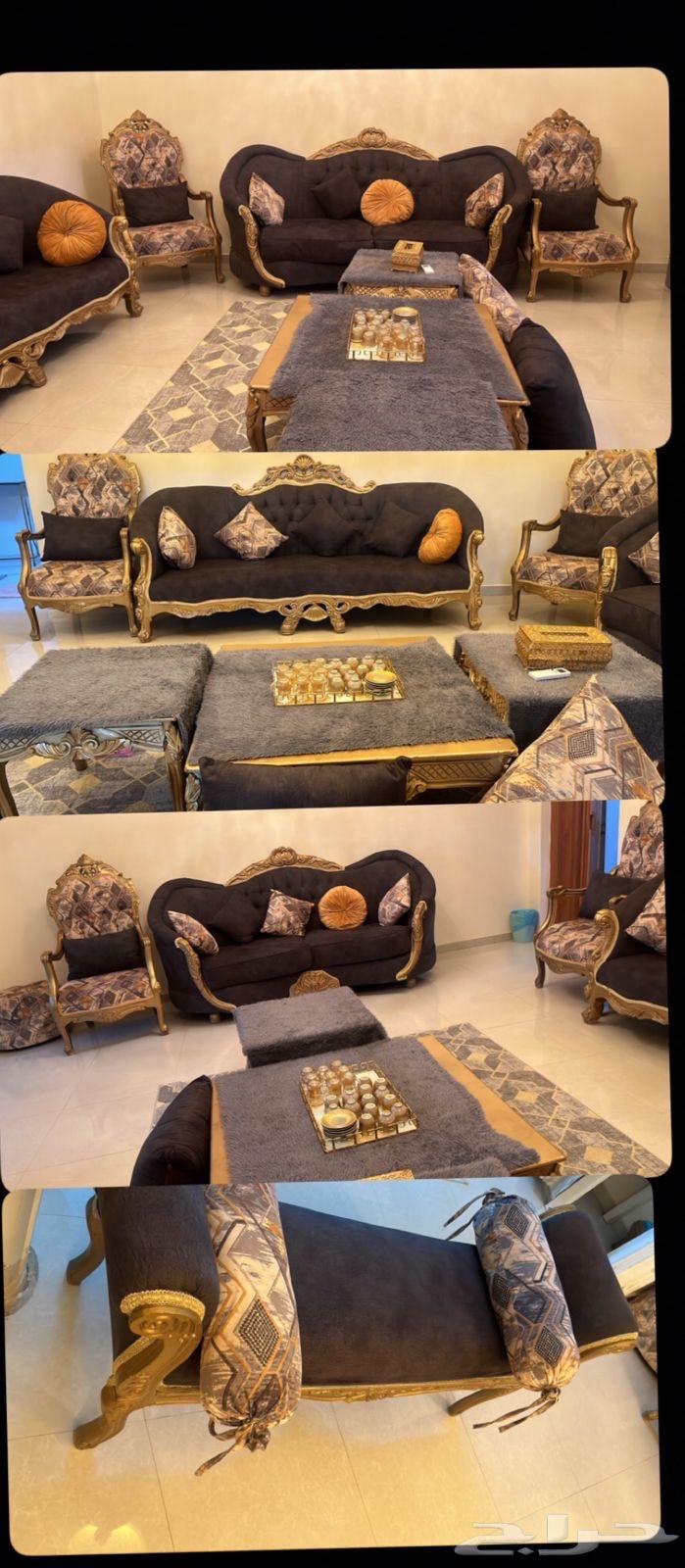 كنب شبه جديد للبيع64392155612546110