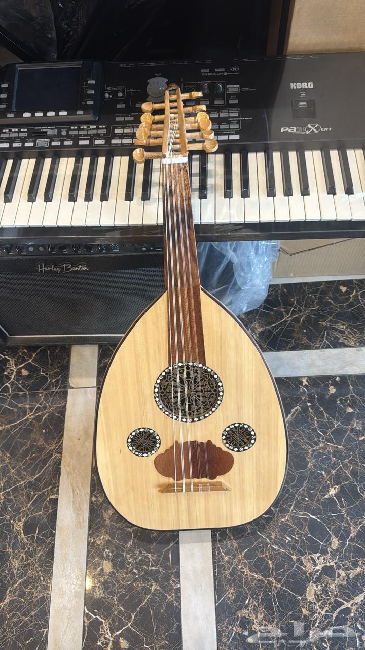 New oud instrument with case and 3 picks, only 400 SAR including delivery64391632511105110