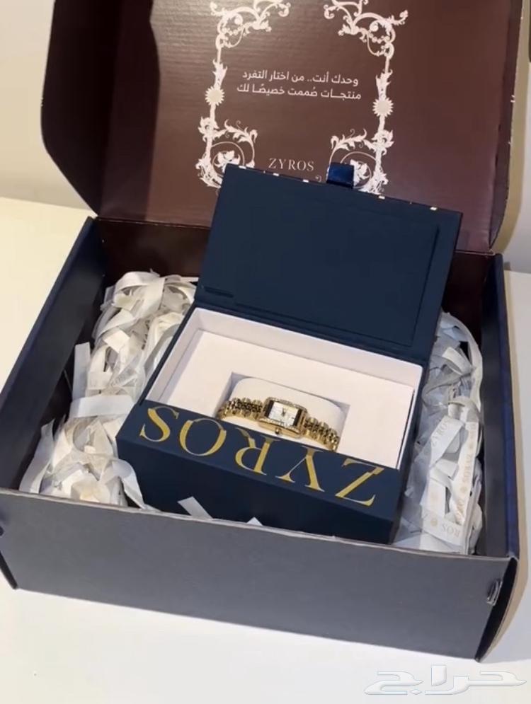 بوكس ساعة نسائية من زايروس جديدة وتنفع هدية64379355731201113