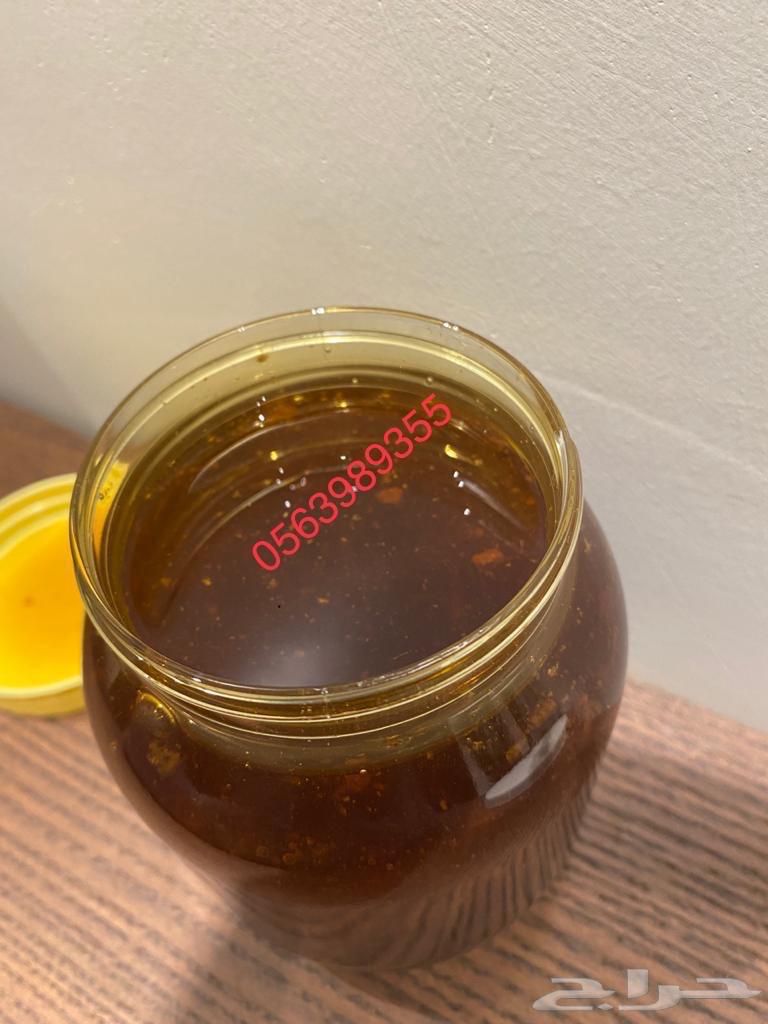 عسل سدر جنوبي صافي مع شمع خفيف عالشرط64389460693634111