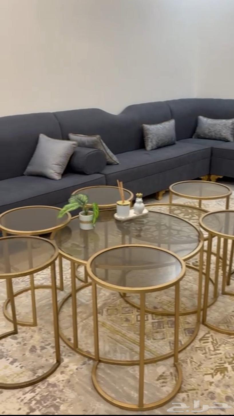 كنب للبيع مع طاولات64378208143105112