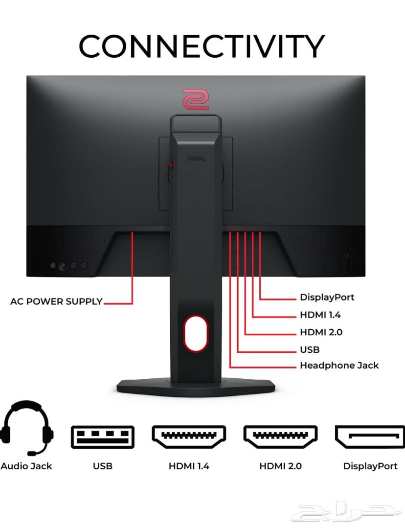 شاشة قيمنق 144 hz تدعم سوني pc64389791676161111