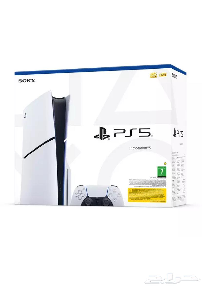 بلايستيشن 5 سليم مع قارئ أقراص (Blu-Ray)64385578777986111