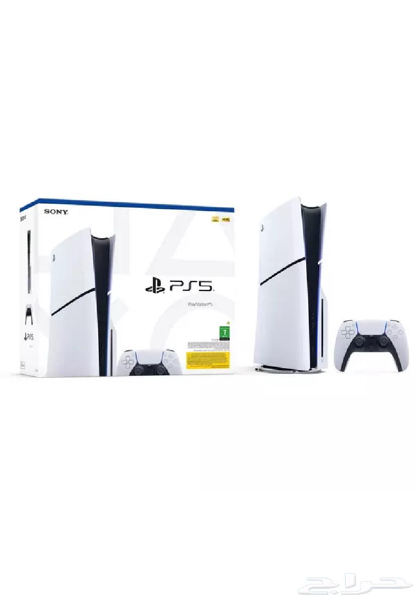 بلايستيشن 5 سليم مع قارئ أقراص (Blu-Ray)64385578777986112