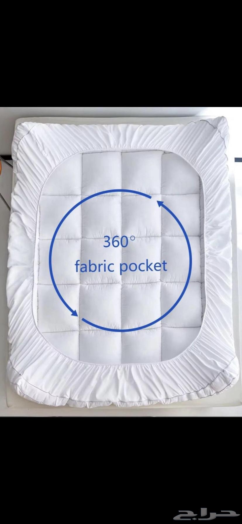 Cloud Mattress Pad with Microfiber Filling, 14cm Height64388482186755114