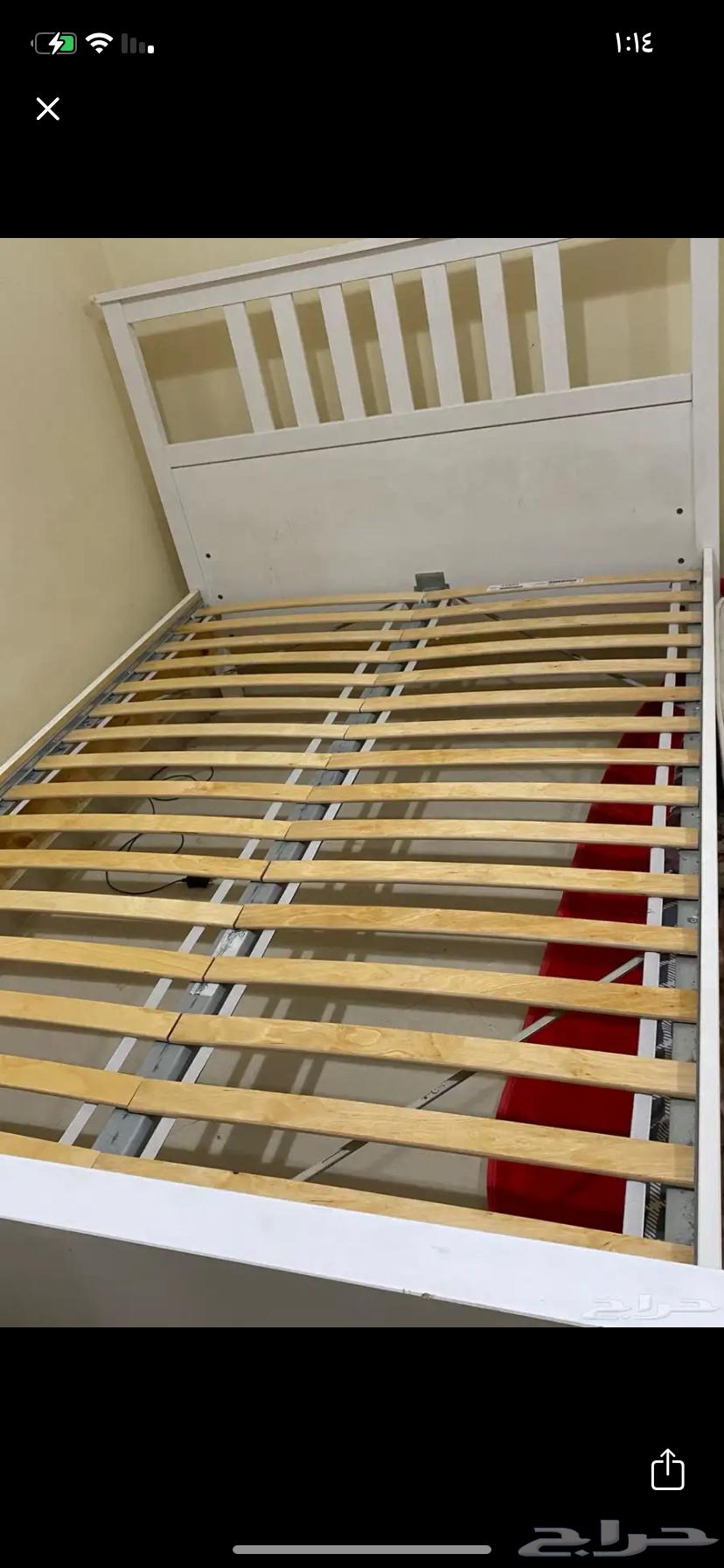 سرير ايكيا خشب نفر ونص64377885027330110