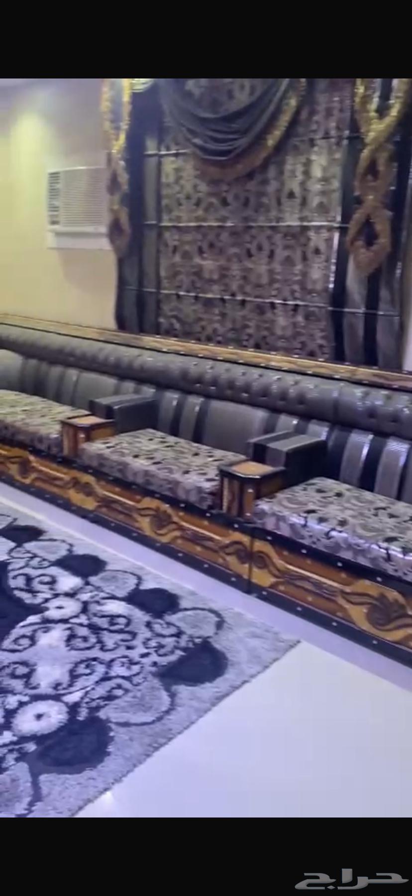 Men's Majlis Sofa for Sale with Curtain, Table, Four Cushions, and Cooler64385733410691110