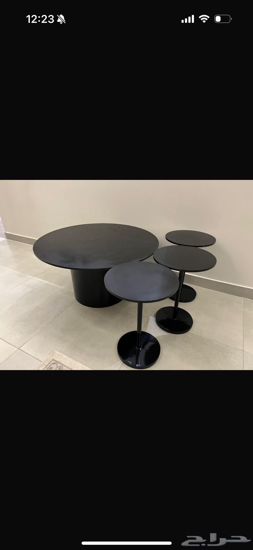 طاولات الهبه اسود خشبيات64377374704257110