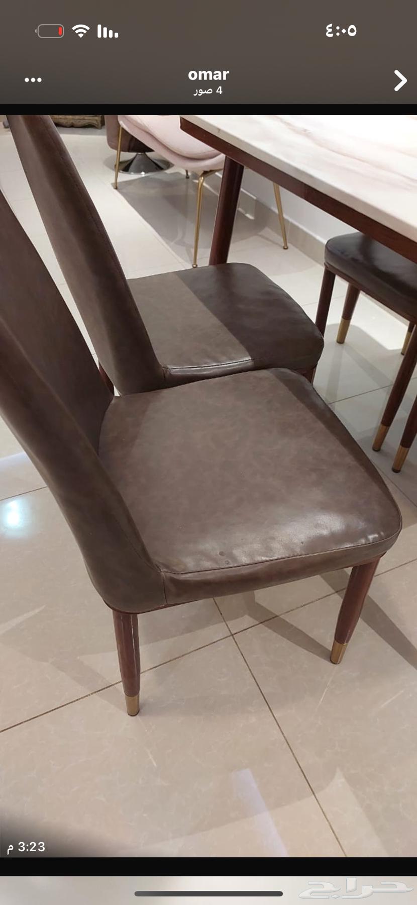 طاوله 4 كراسي نظيفه مره ب 650  التواصل واتساب64385425849601110