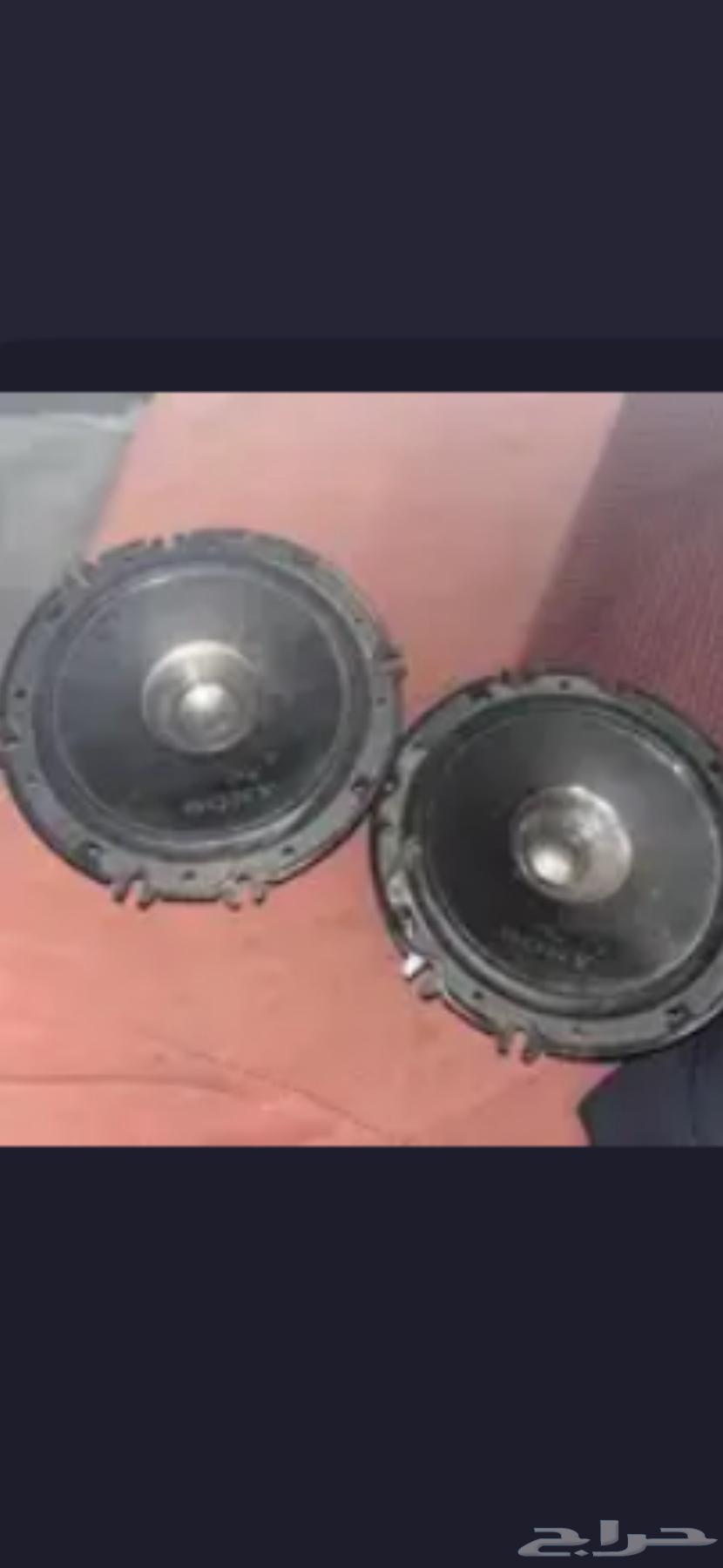 Two Sony speakers that were installed on a 2015 Hilux in good condition64524420165122110