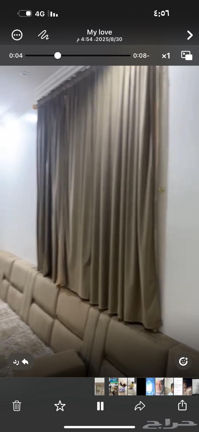 سجادة 5 في 5 نجمة خزام كامل شبه جديدة64386221075586111