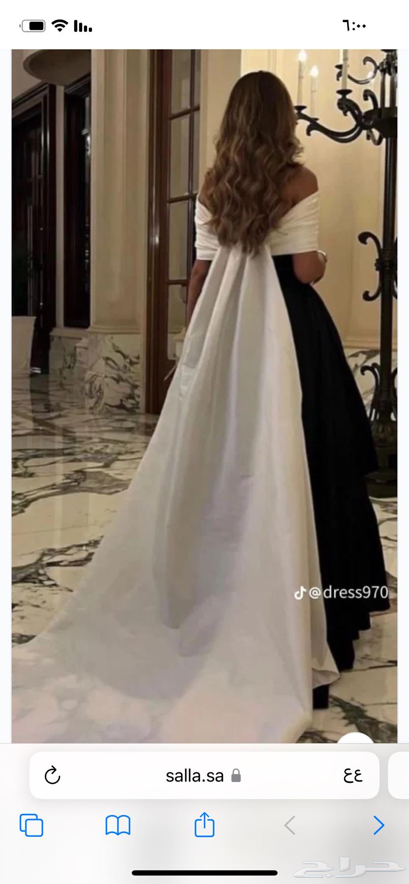 فستان لبس مره وحده اخو الحديد64389584983297114