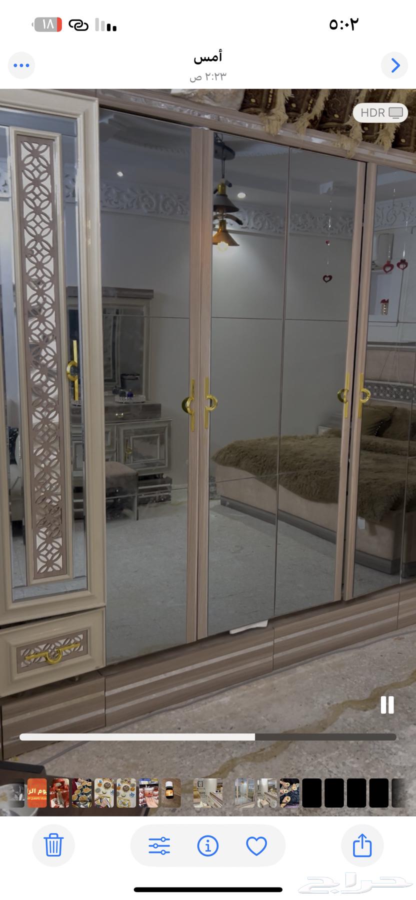 غرفا نوم جديدا نضيفا مافيها ولا عيب64379399238403111