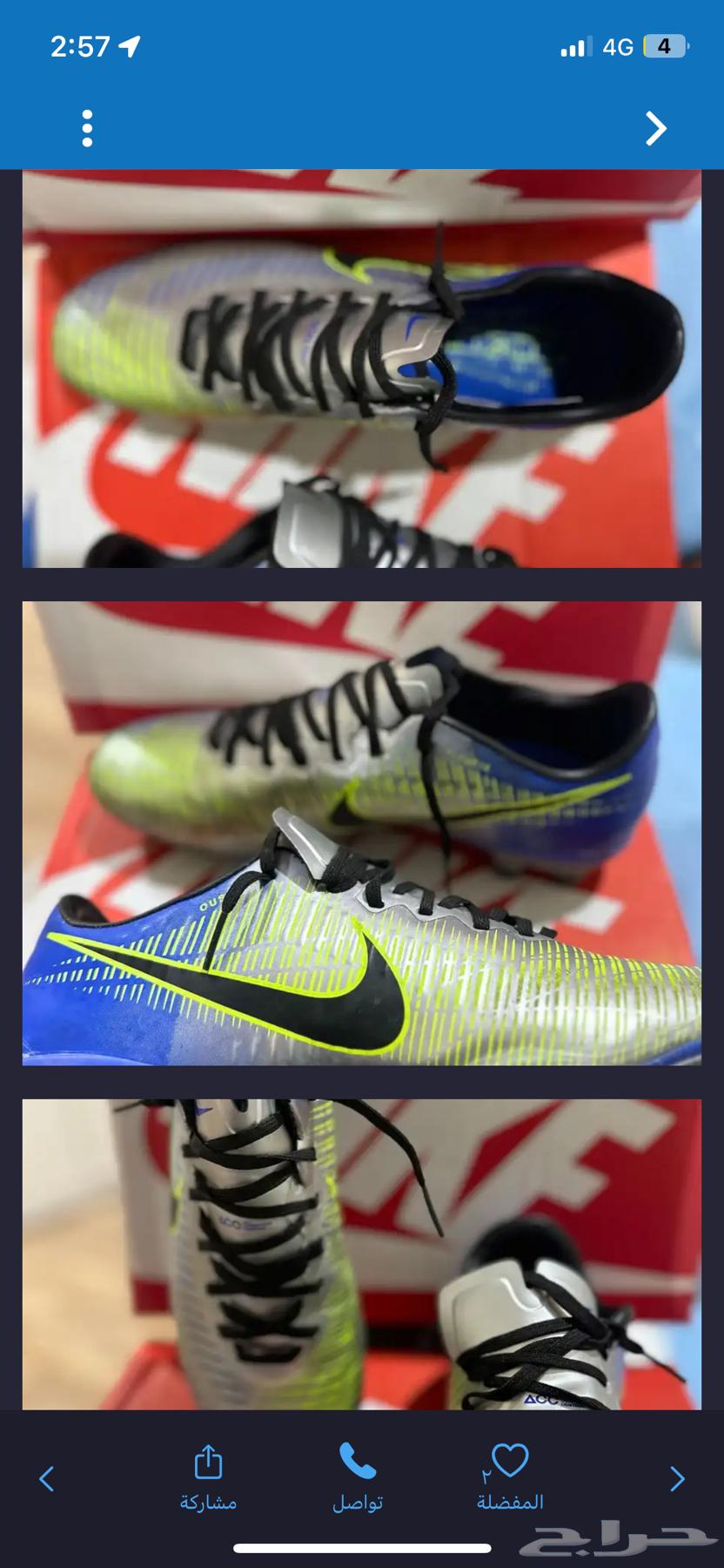 بوت نايك درجة محترفين   جديد استخدام قيم واحد فقط64390110334467110