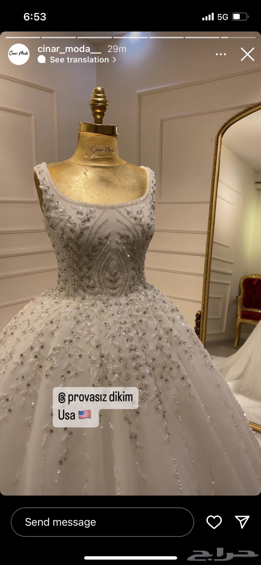 فستان عروسة للبيع64390610228099113