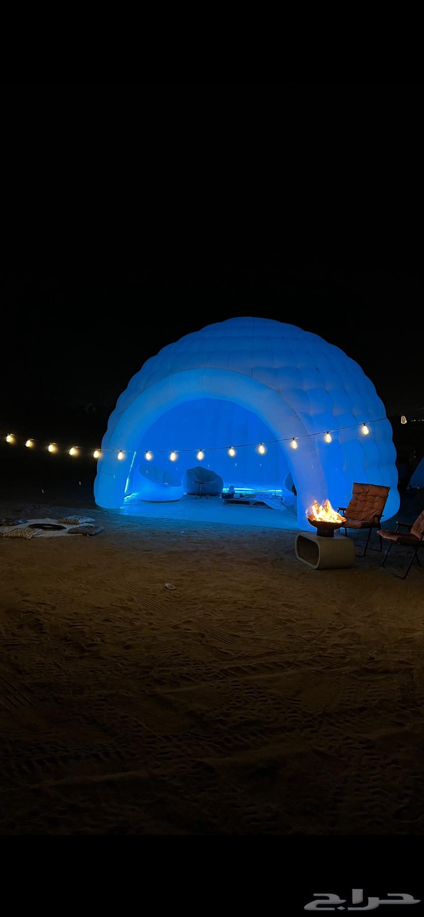 خيمه هوائيه قبة جلسة م ضيئه للبيع64388093372547110