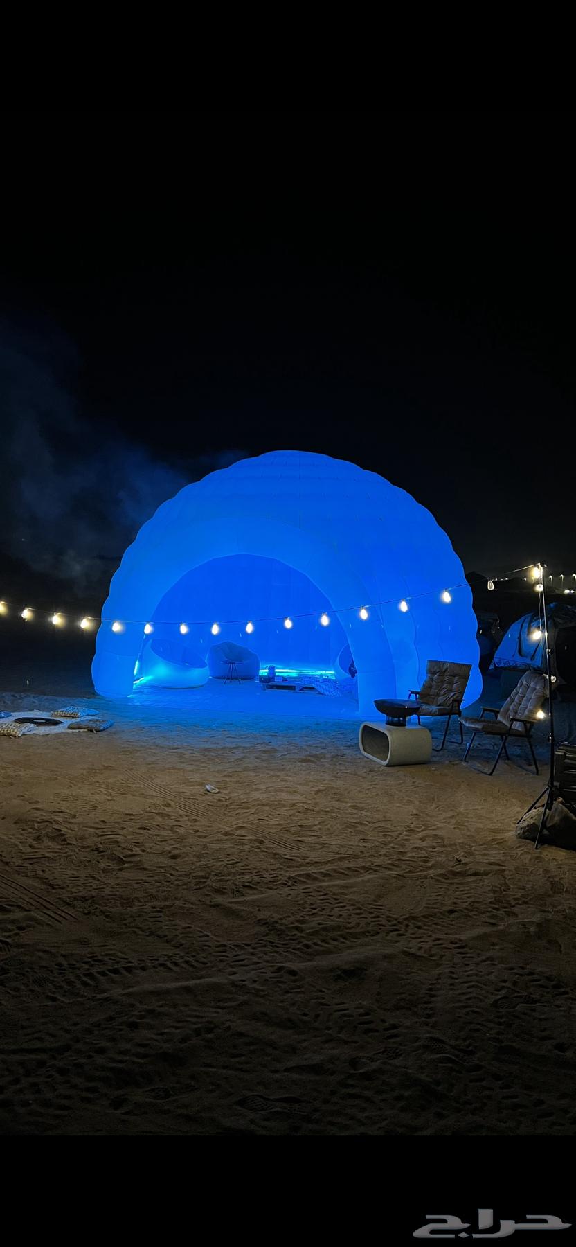 خيمه هوائيه قبة جلسة م ضيئه للبيع64388093372547111