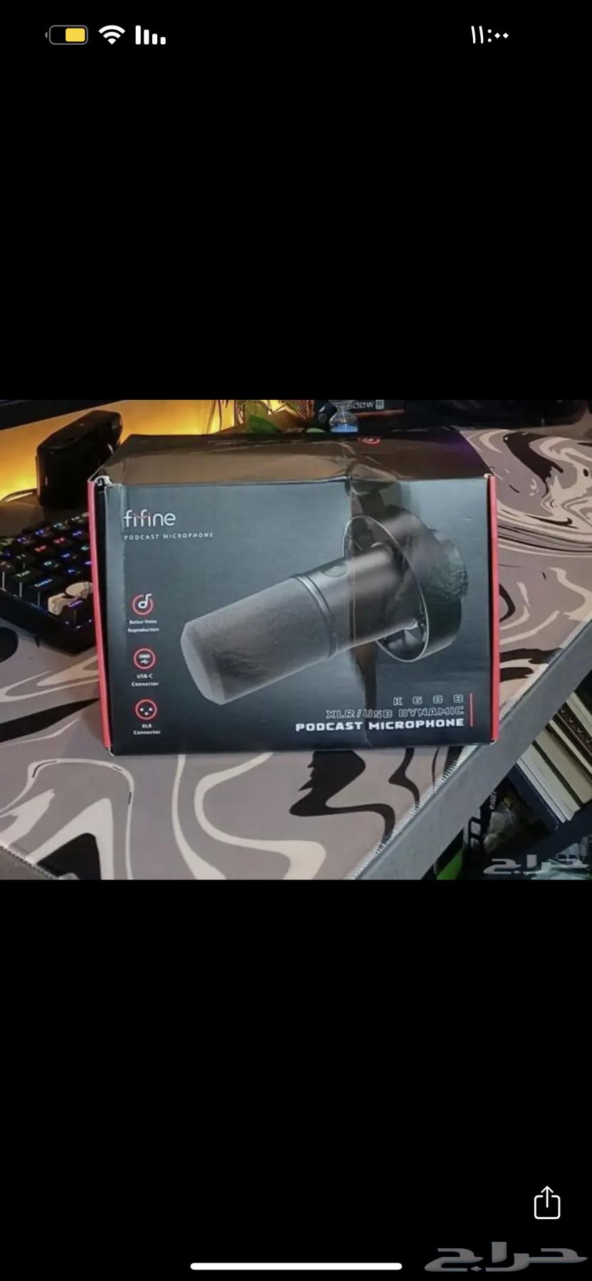 مايك fifine k866 ما انفك من كرتونه64391797714179110