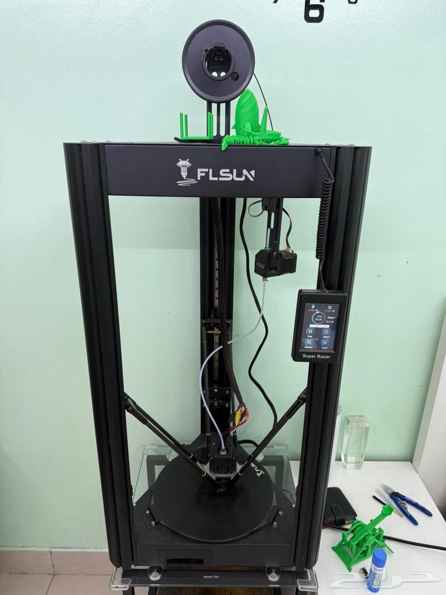 طابعة ثلاثية الأبعاد Flsun super racer. 150-200 مم/ث، حجم طباعة كبير64387843665410110