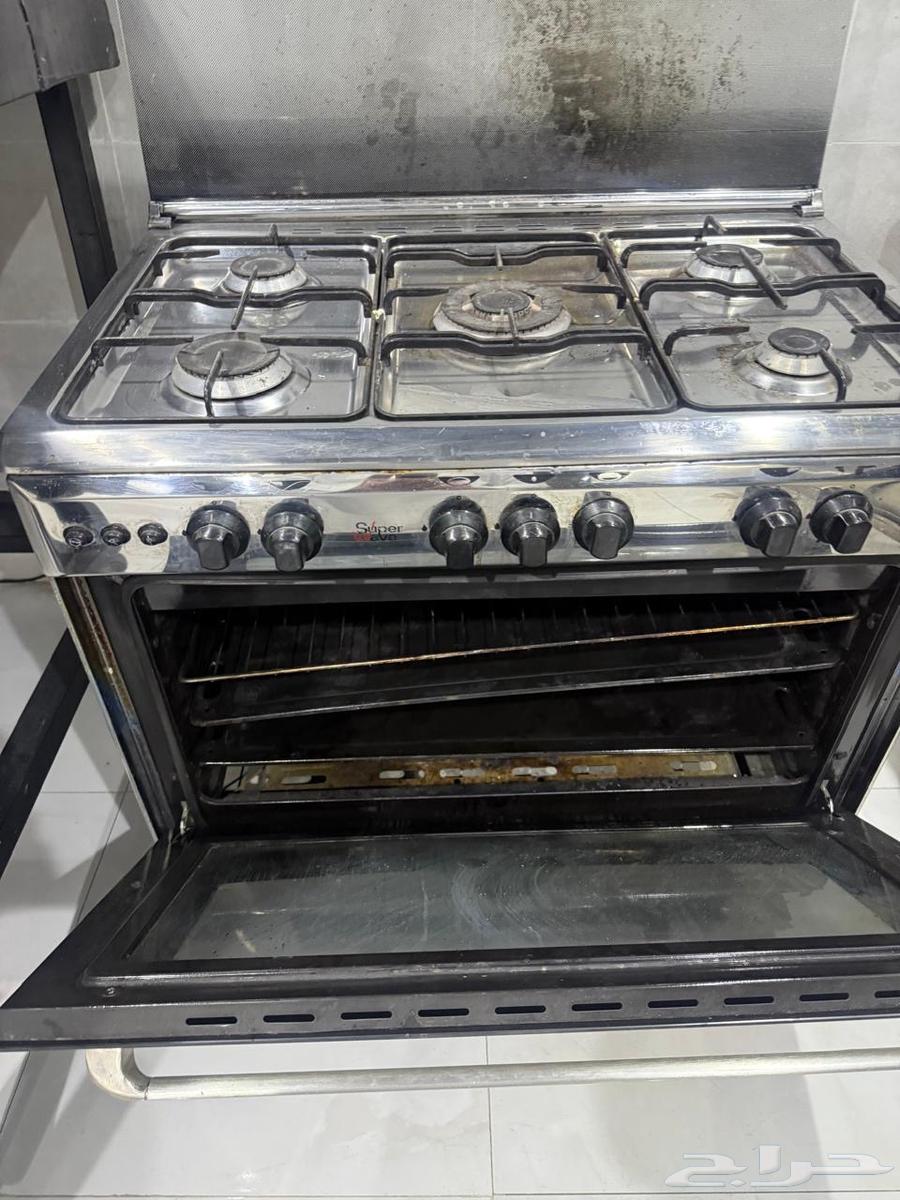 غاز وفرن للبيع مستخدم نظيف   فرامه لحم كبيره   هوايه هواء64378295787265113
