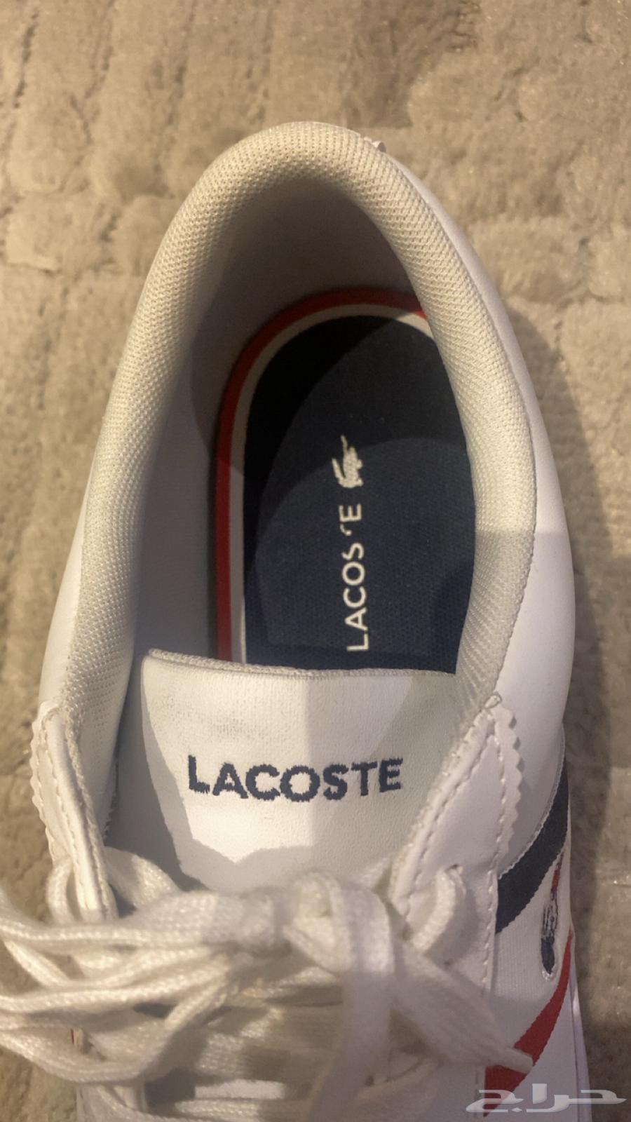 شوز لاكوست اصلي ابيض64400758030082113