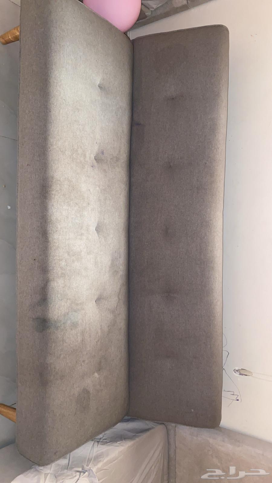 كنبة سرير 3 مقاعد قماش من هوم سنتر64395741486850111