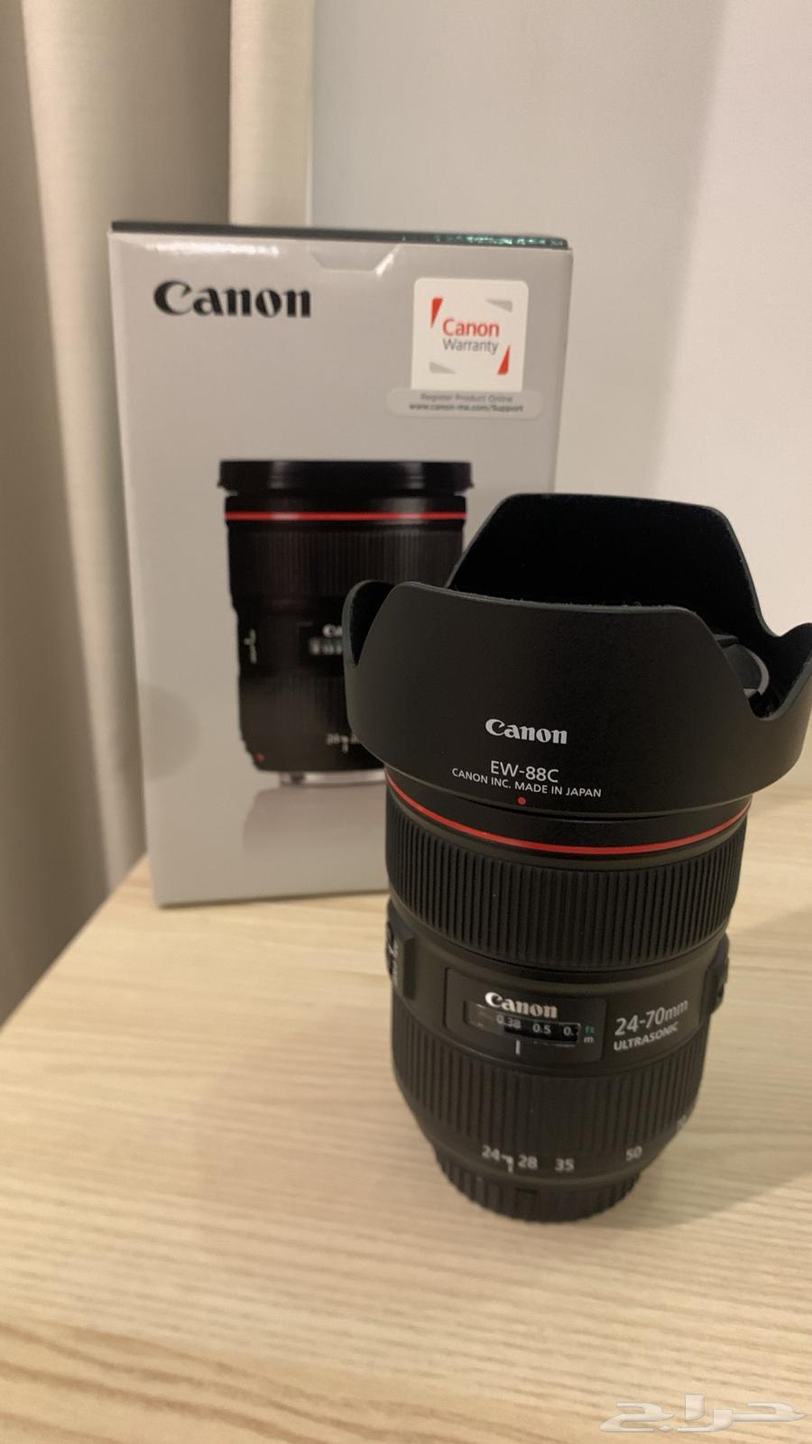 بيع كميرا جديده canon 5D mark lv وعدسة جديده كانون 70-24 mm64393279506178113