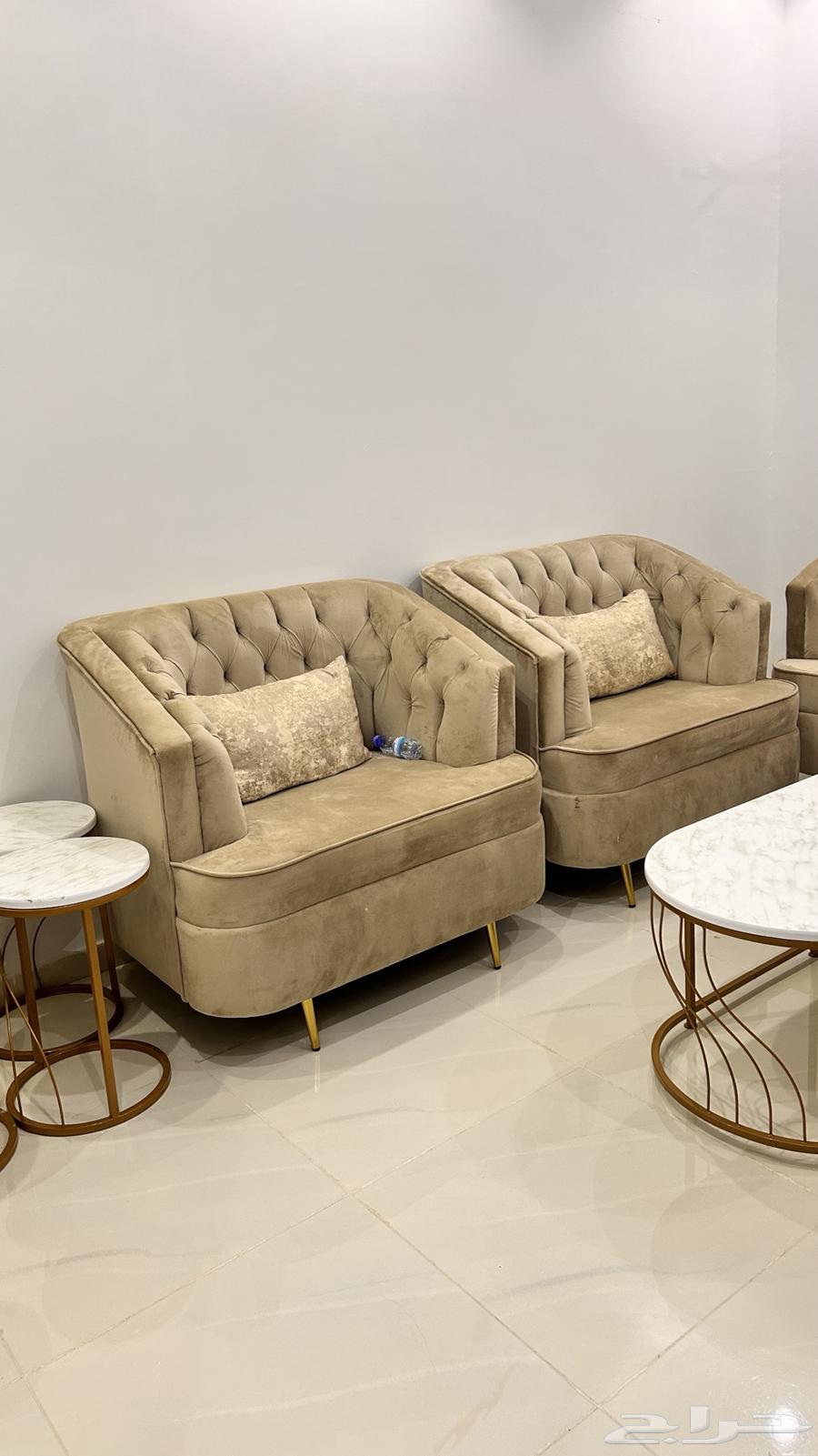 كنب 4قطع مع طاوله64394662417794111