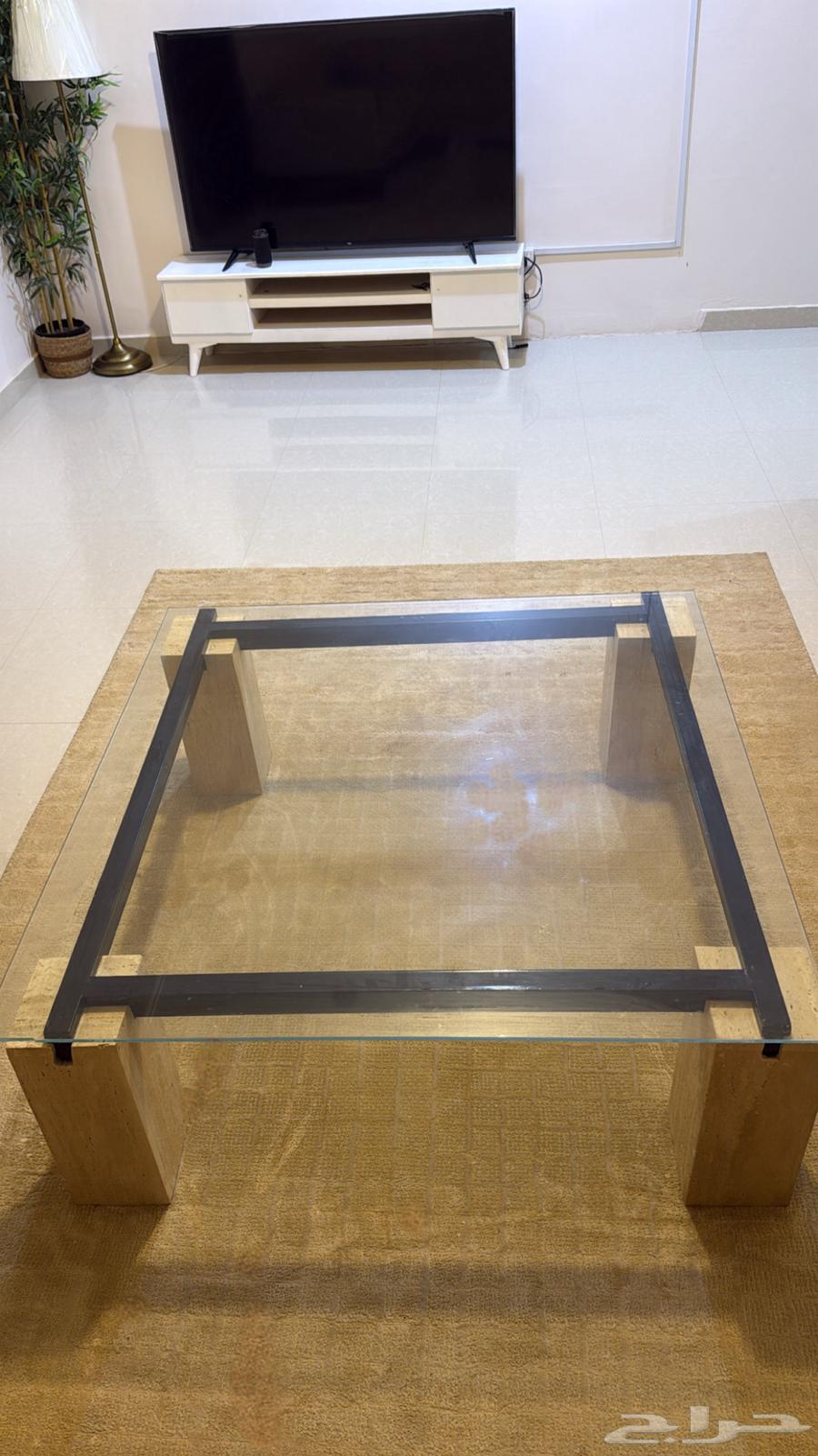 New 1x1 meter table and used sofa64393790430209111