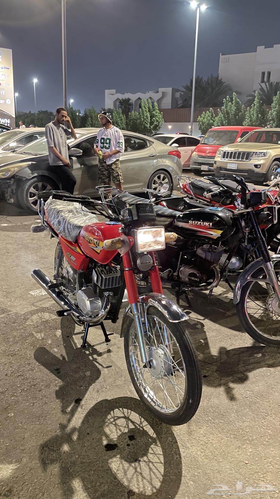 دباب x100سزوكي بورقة مبايعه مكتوب فيها رقم الهيكل64552774790146111