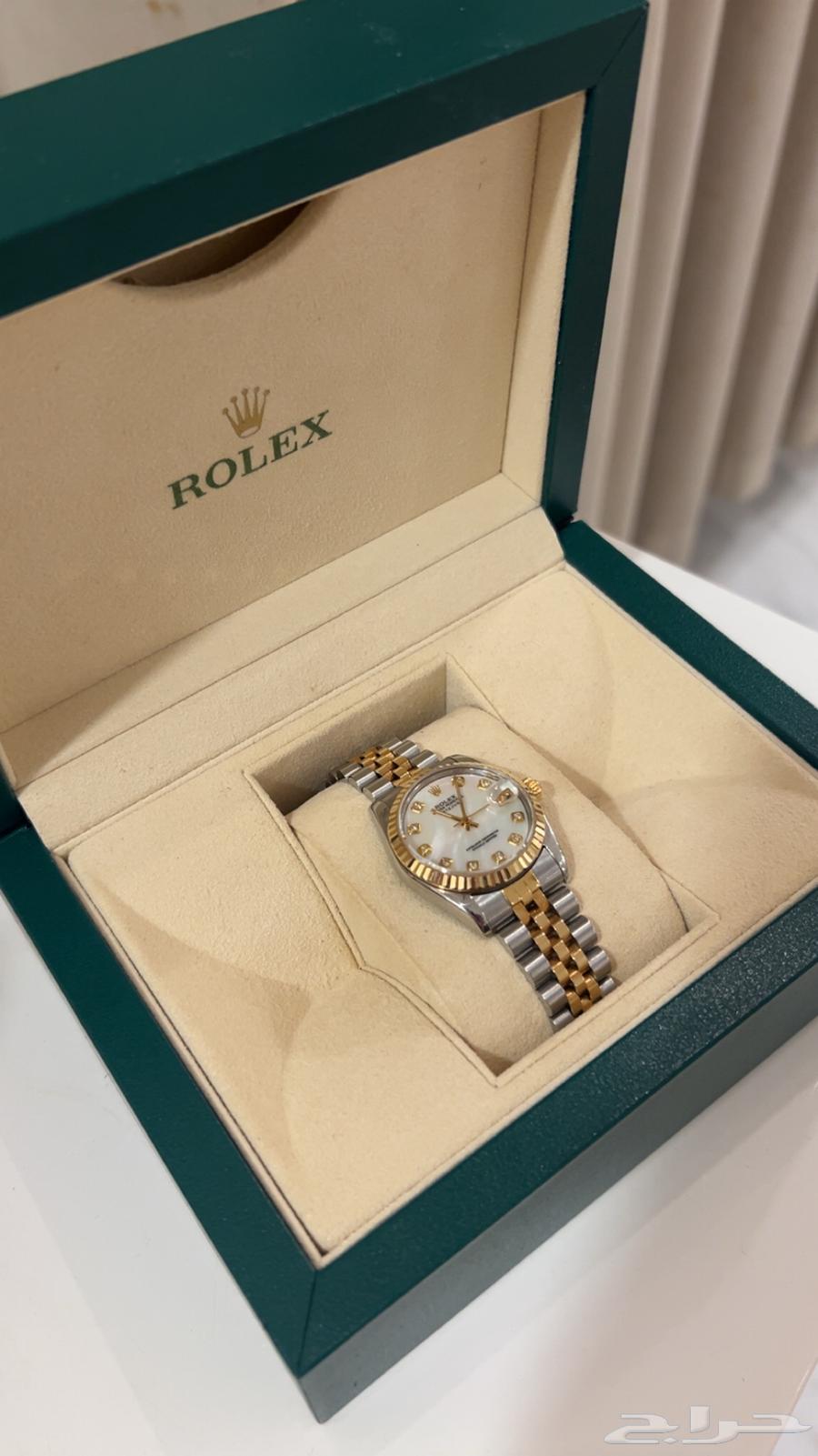 ساعة رولكس أصلية نسائية (للبيع)64397728163459111