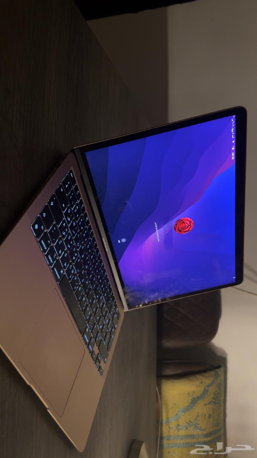 Pink Rose MacBook with macOS Monterey version 12.5 MacBook Air64394758616449111