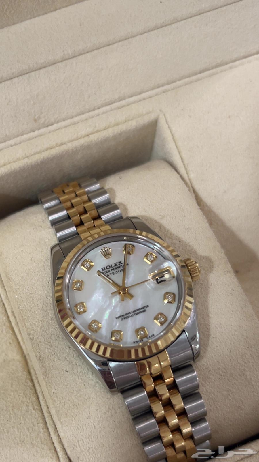 ساعة رولكس أصلية نسائية (للبيع)64397728163459110