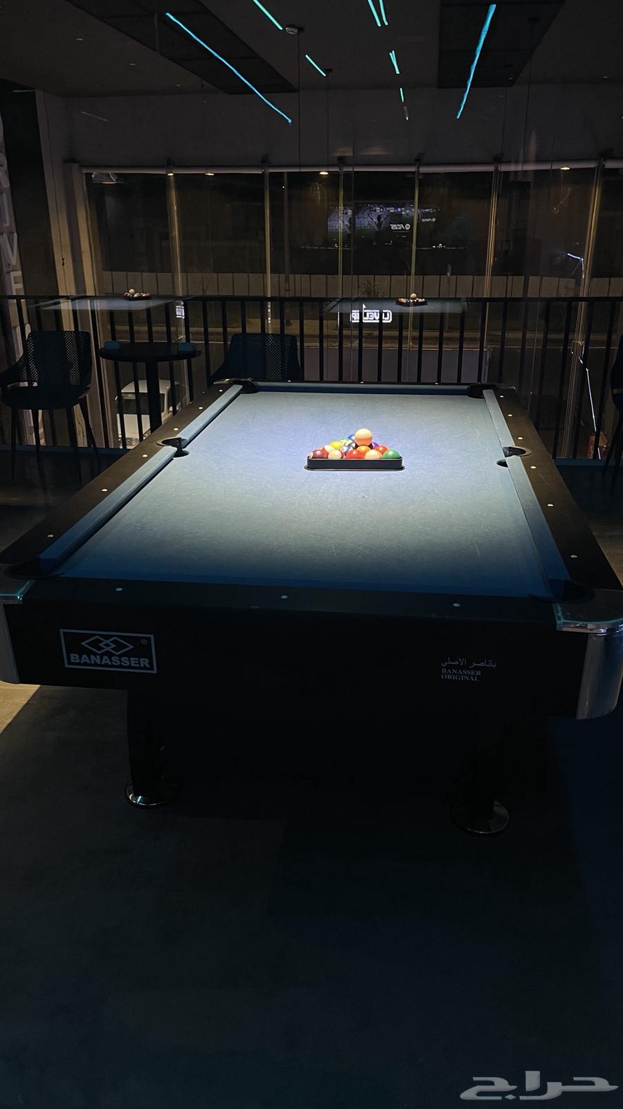 Two billiards tables in Banasser64394689567234111