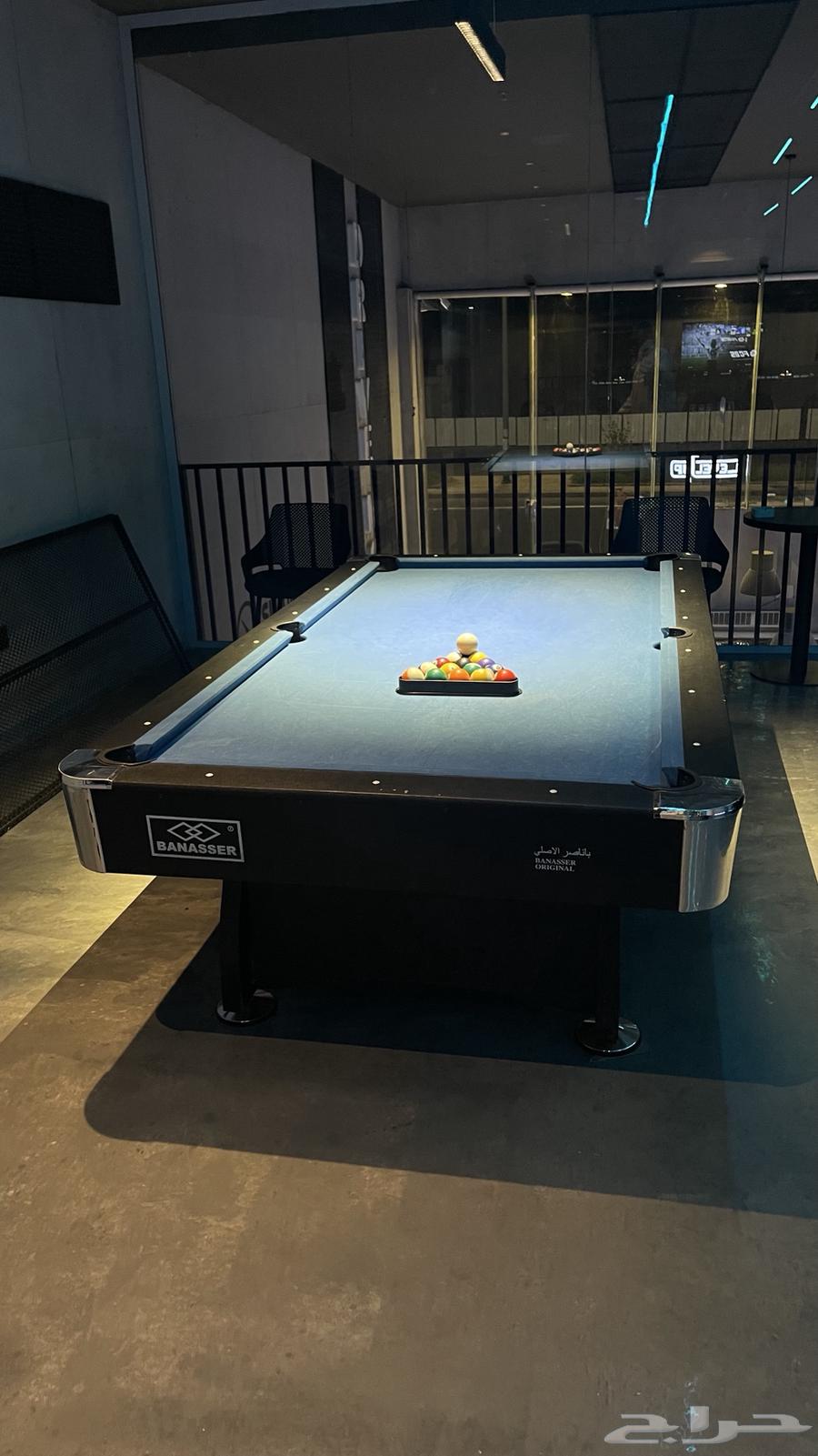 Two billiards tables in Banasser64394689567234112