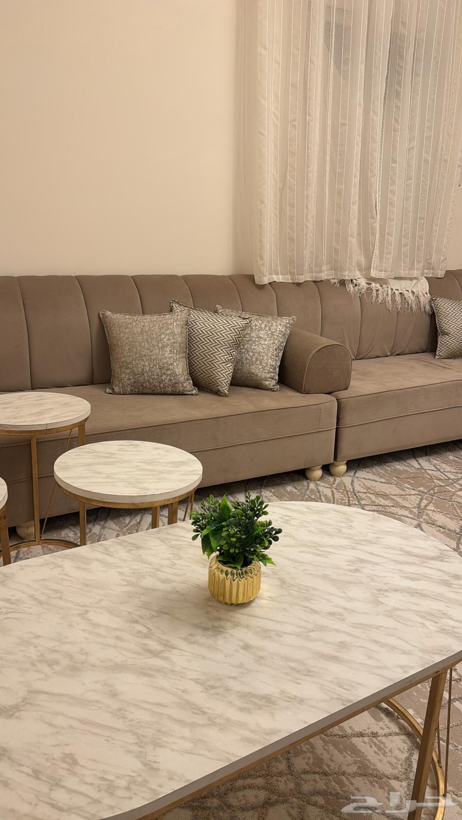 كنب غرفه لون بيج64393790516611110