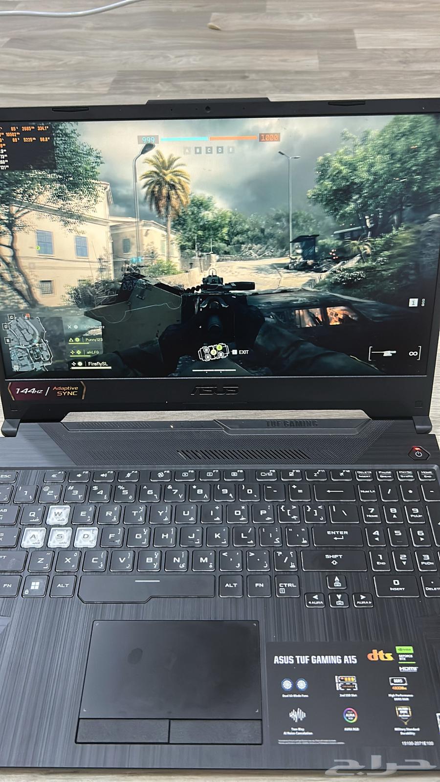 لابتوب قيمنق63619263760515112