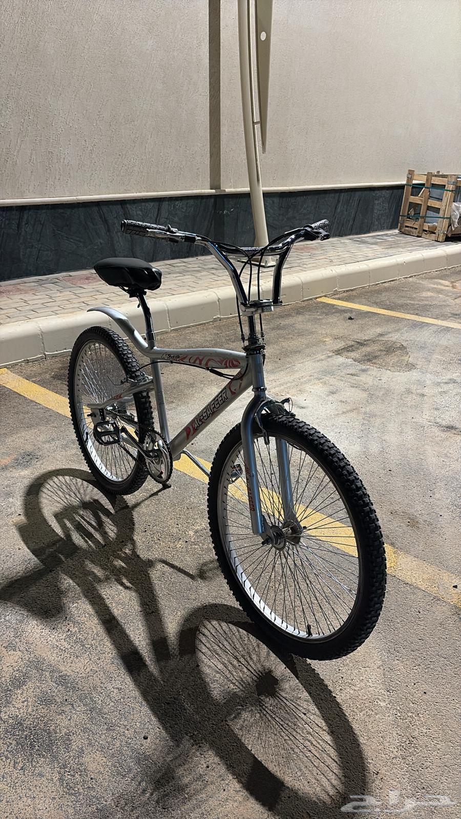 Clean Cobra bicycle, size 26, rare silver color. Location: Al-Kharj64398814176641111