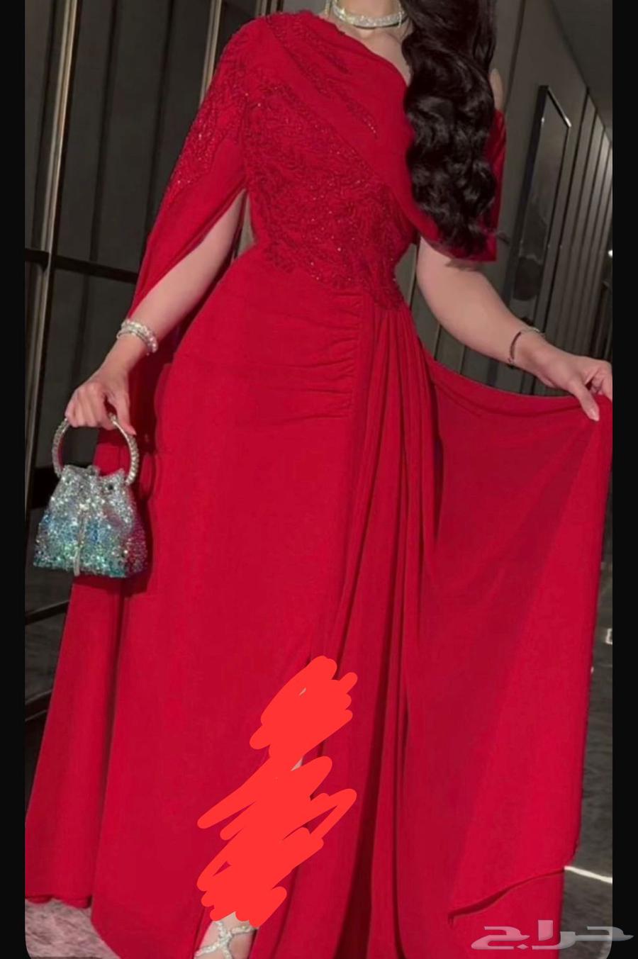 فستان سهره لبس مره واحده لمدة اربع ساعات نظيف وجديد64393499988737110