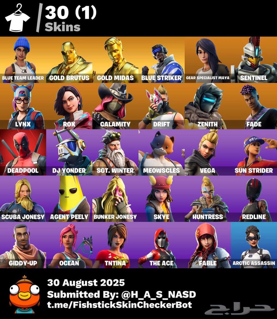 Fortnite accounts for sale, you can buy one or multiple as needed64398686909826114
