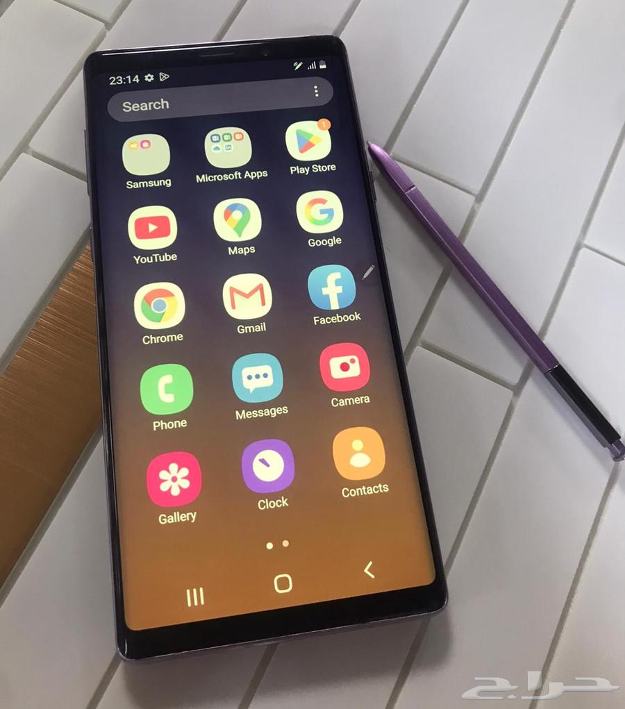 جوال سامسونج جالكسي نوت 9 نظيف جدا  جدا  ذاكرته 512 جيجابايت64396006582146113