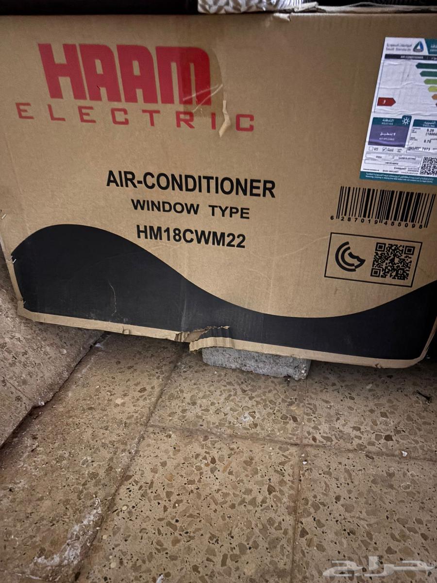 مكيف شباك جديد للبيع64401161124737110
